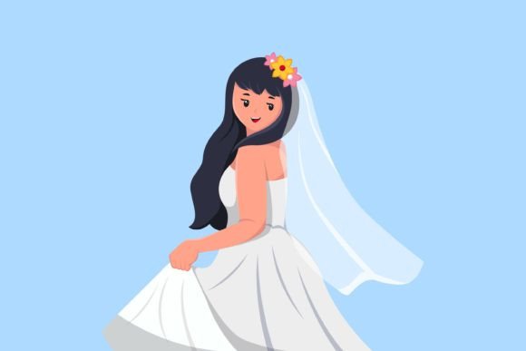 Elegant Vector Art for Wedding Designs