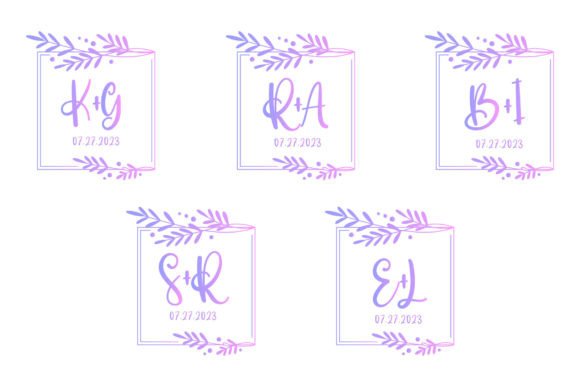 Elevate Your Wedding Stationery with This Border Set