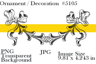 Ornament #5105 Digital Image Wedding Bow: Your New Design Secret Weapon