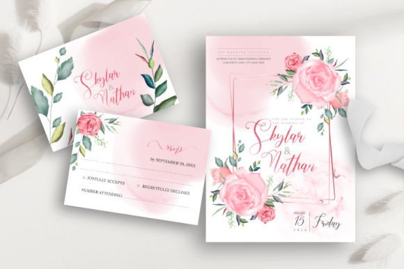 Rustic Rose Watercolor Wedding Template: A Designer's Guide