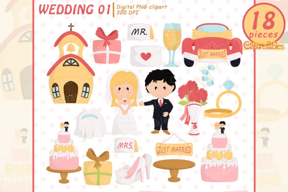 Unleashing Romance: Creative Uses for Wedding Clipart