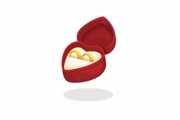 Unveiling the Wedding Ring Couple Symbol Illustration Vector