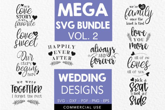 Wedding Designs SVG Bundle: Beyond the Invitation