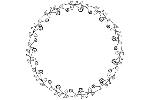Wedding Wreath 18: A Creative SVG Font for Modern Projects